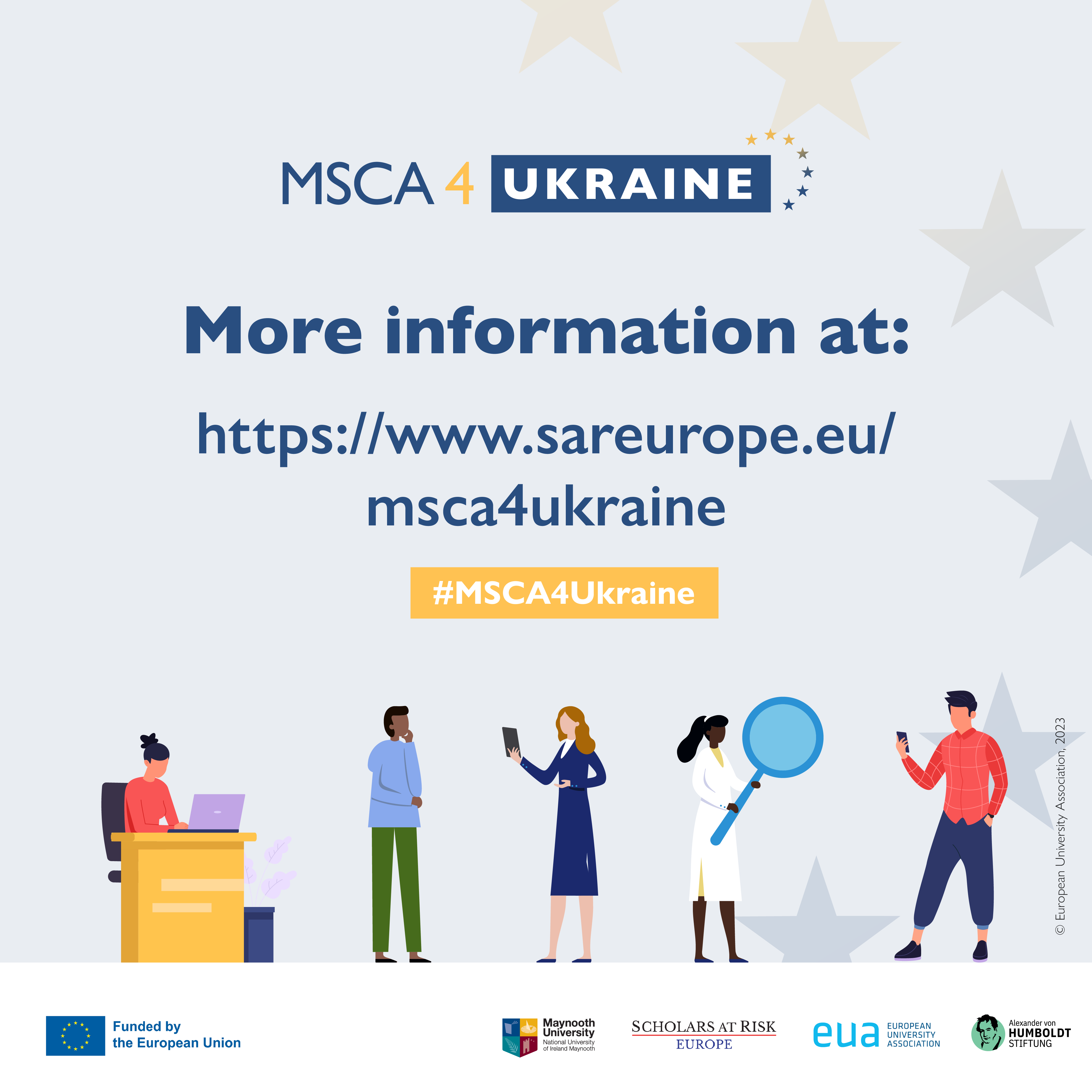 MSCA4Ukraine social media visuals second call visual 6