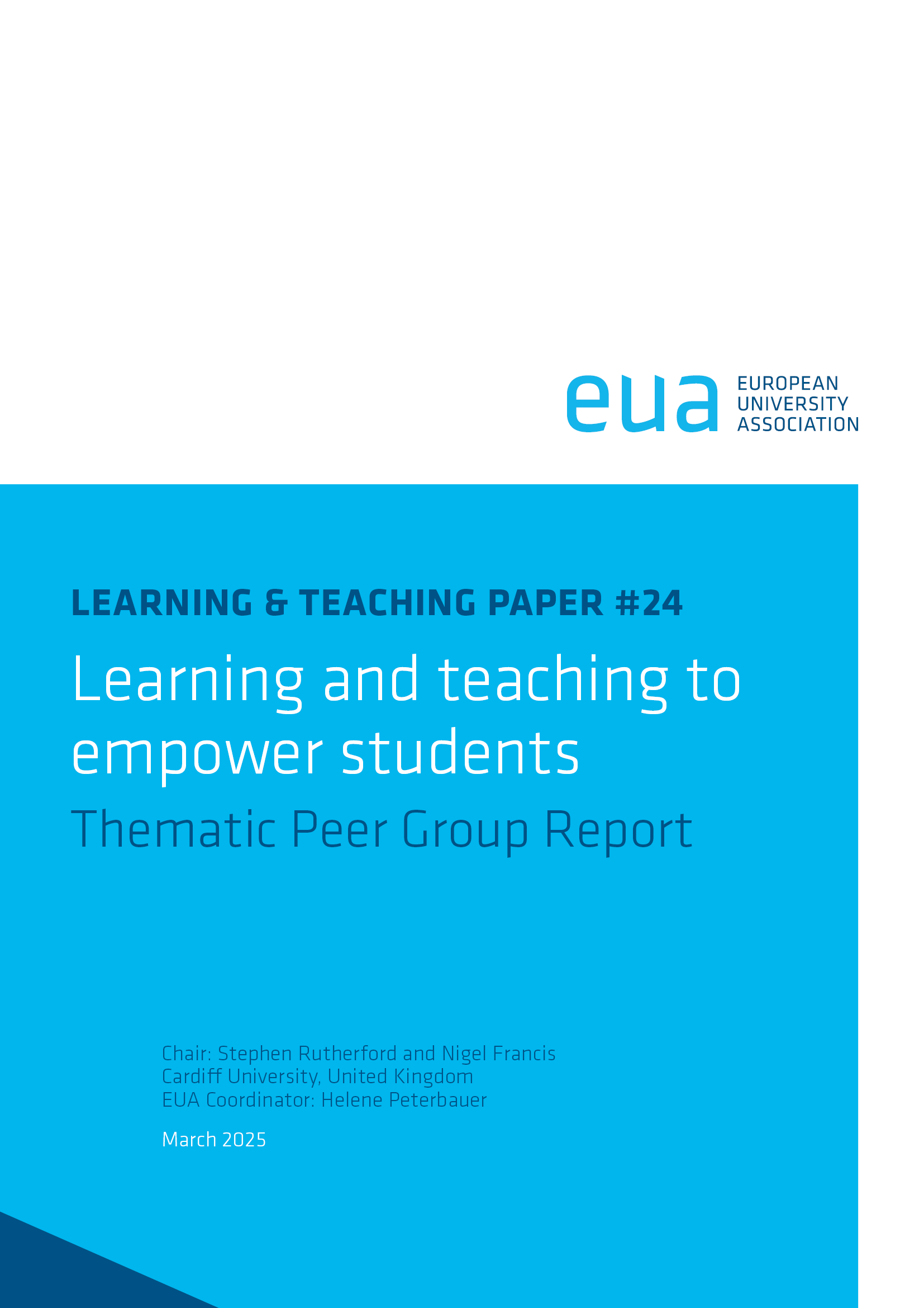 Learning and teaching to empower students